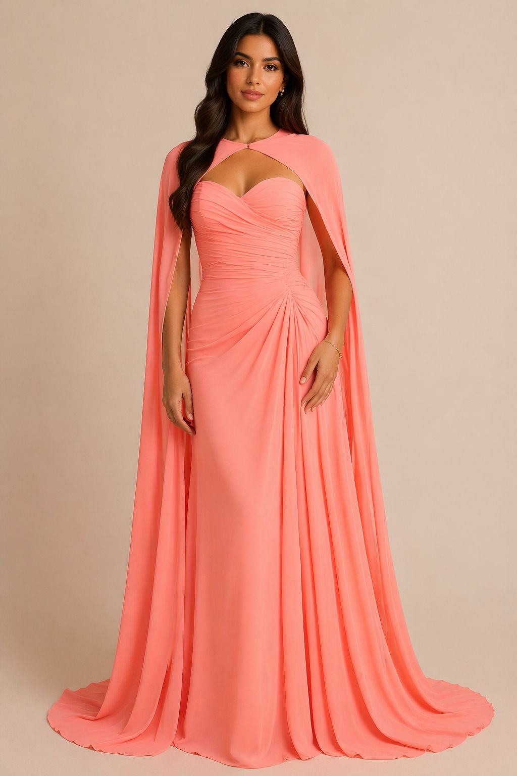 Vestido Coral Cape