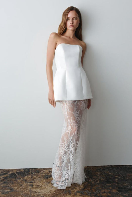 Vestido transparencia Bride to Be