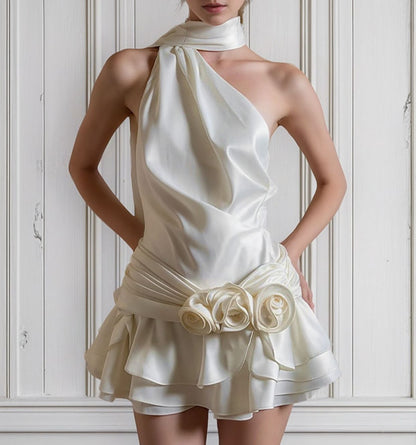 Vestido corto ivory Bride To Be